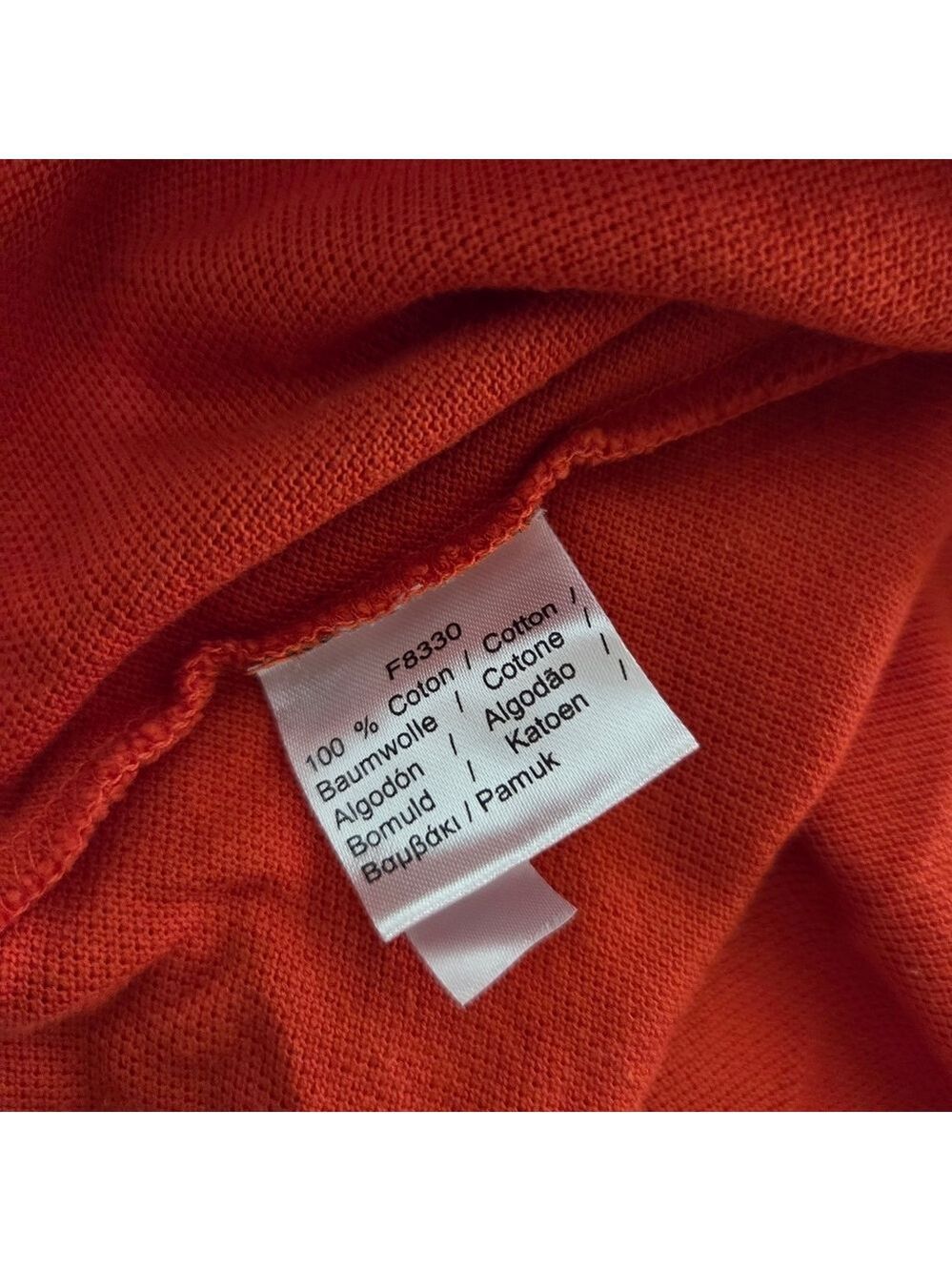 Lacoste Men's Slim Fit Classic Pique Polo Shirt Orange M - Picture 5 of 8